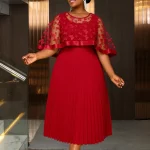 Women’s Sheer Cape Butterfly Dress