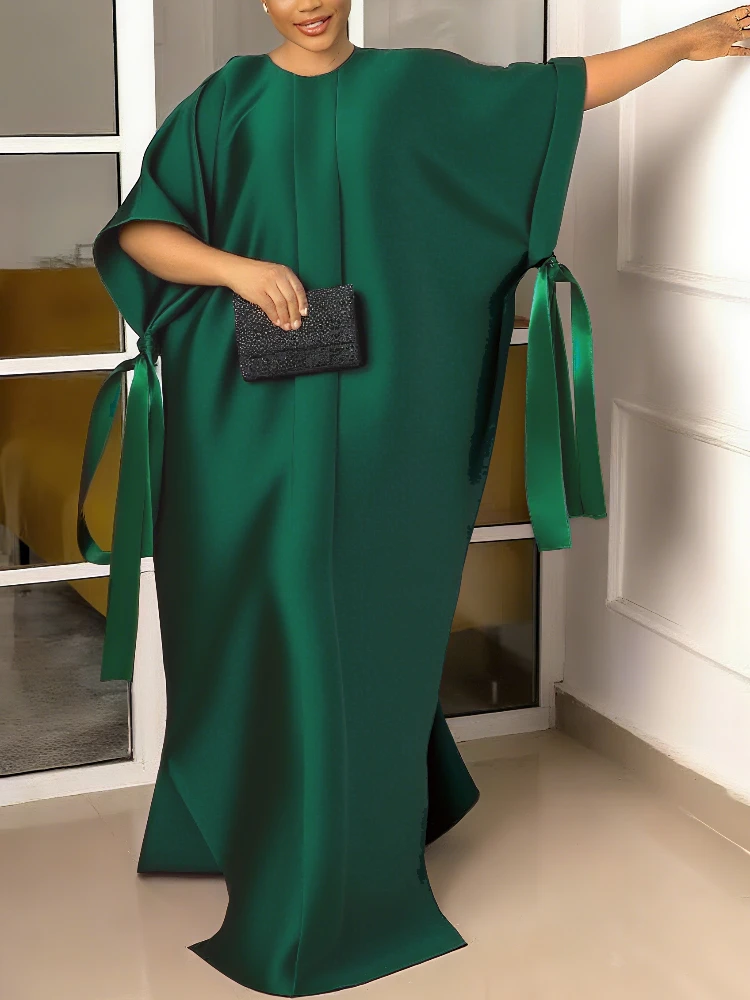 Shiny African Boubou Kaftan Dress - Image 2