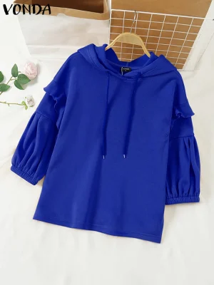 2025 Autumn-Winter Women’s Hoodie – Oversized, 3/4 & Long Sleeve