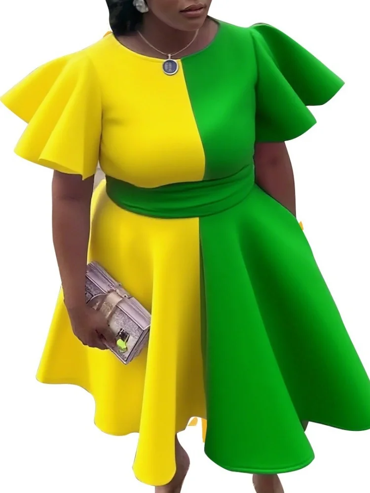 Wmstar Plus Size Elegant Summer Dress – Euro-American Style 2025 - Image 3