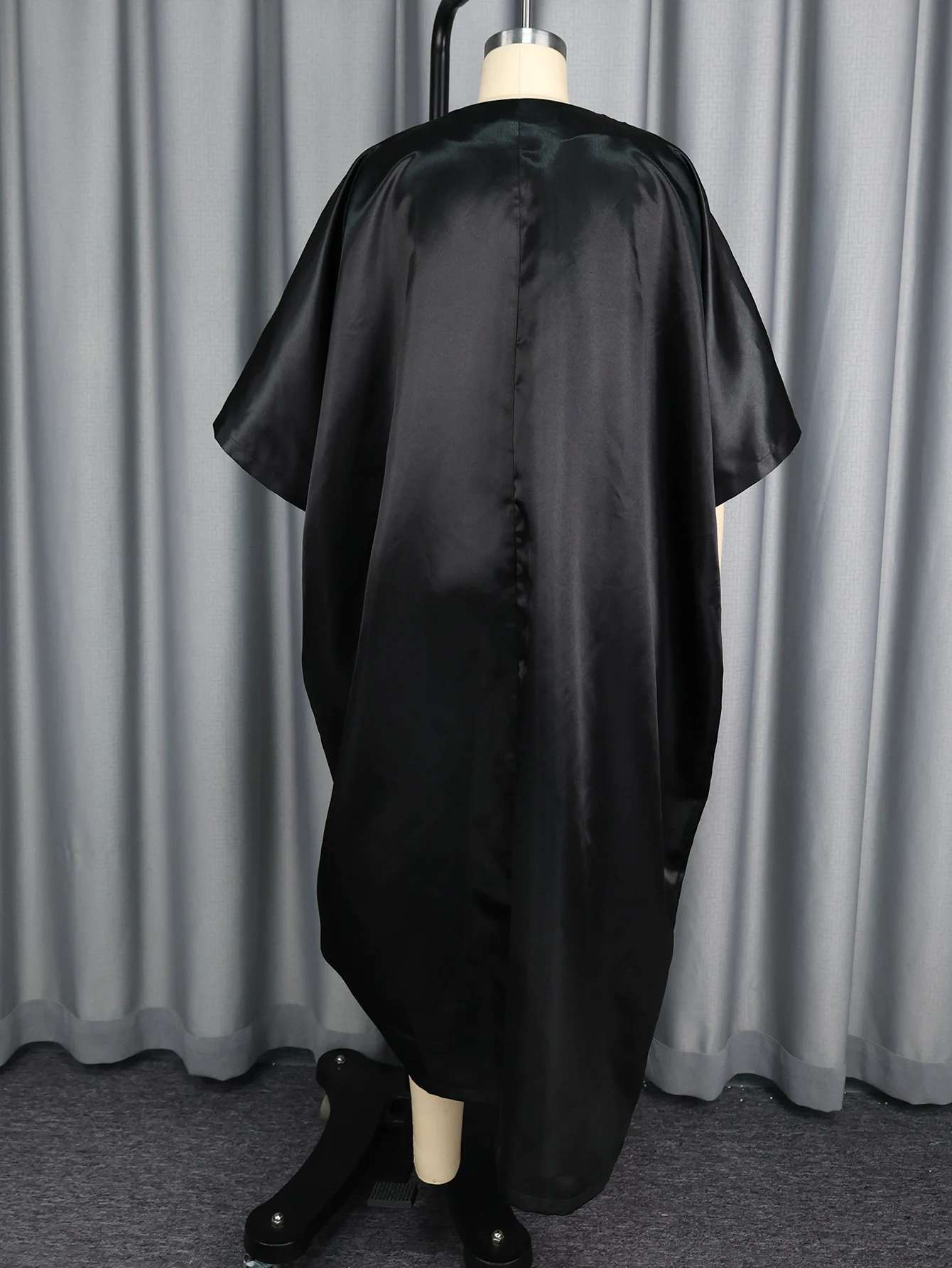 Women’s Lace Patchwork Bubu Dress - Image 2