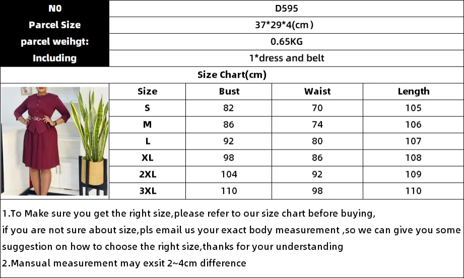 Elegant Peplum Work Dress with Waist Belt - Image 3