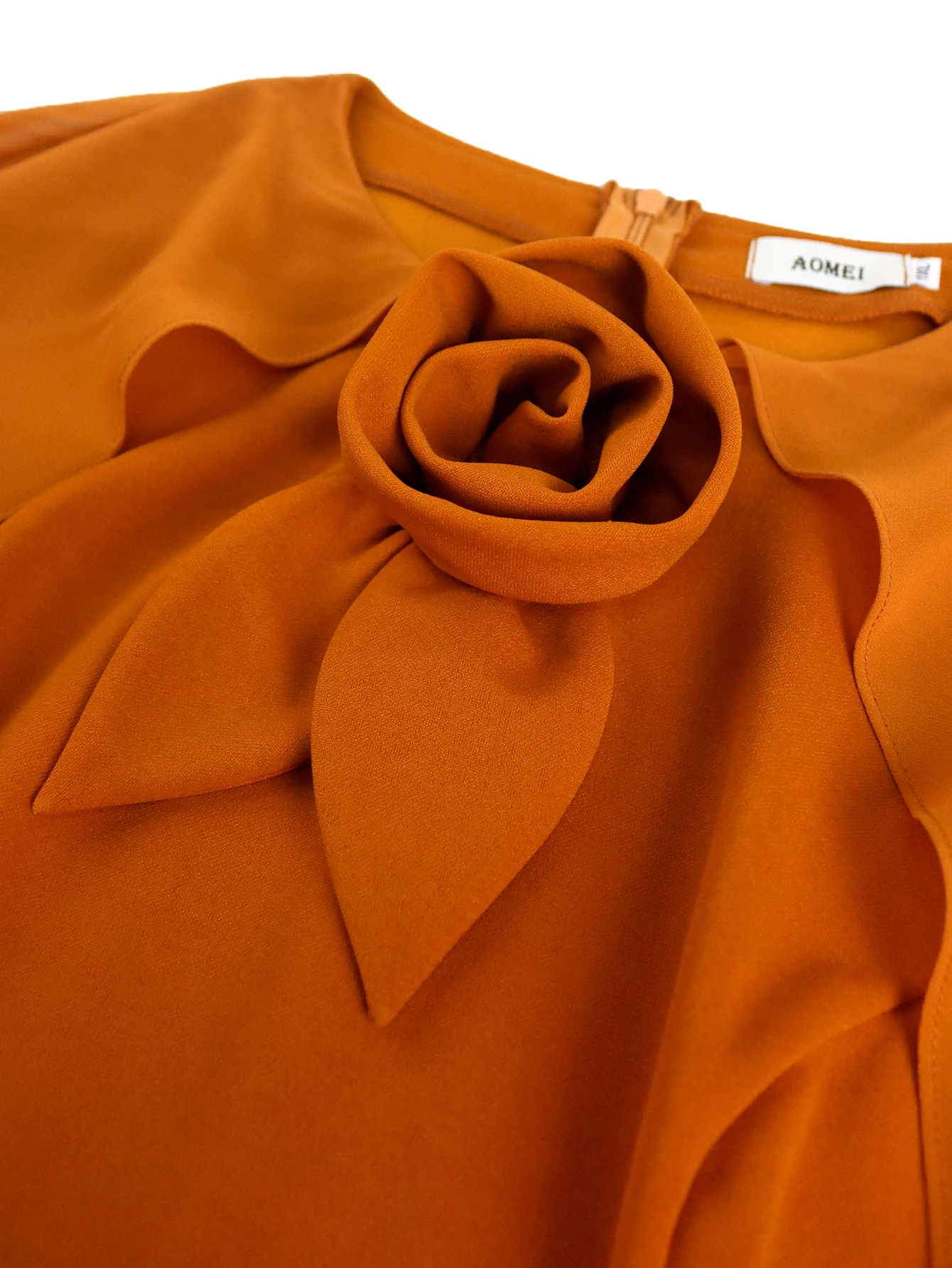 Elegant 3D Flower Mini Party Dress - Image 6