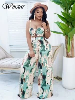 Wmstar Women's Sleeveless Bra & High Waist Pants Set