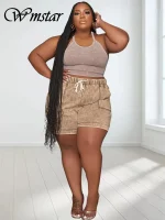Plus Size Loose Top & Shorts Tracksuit – Summer 2023