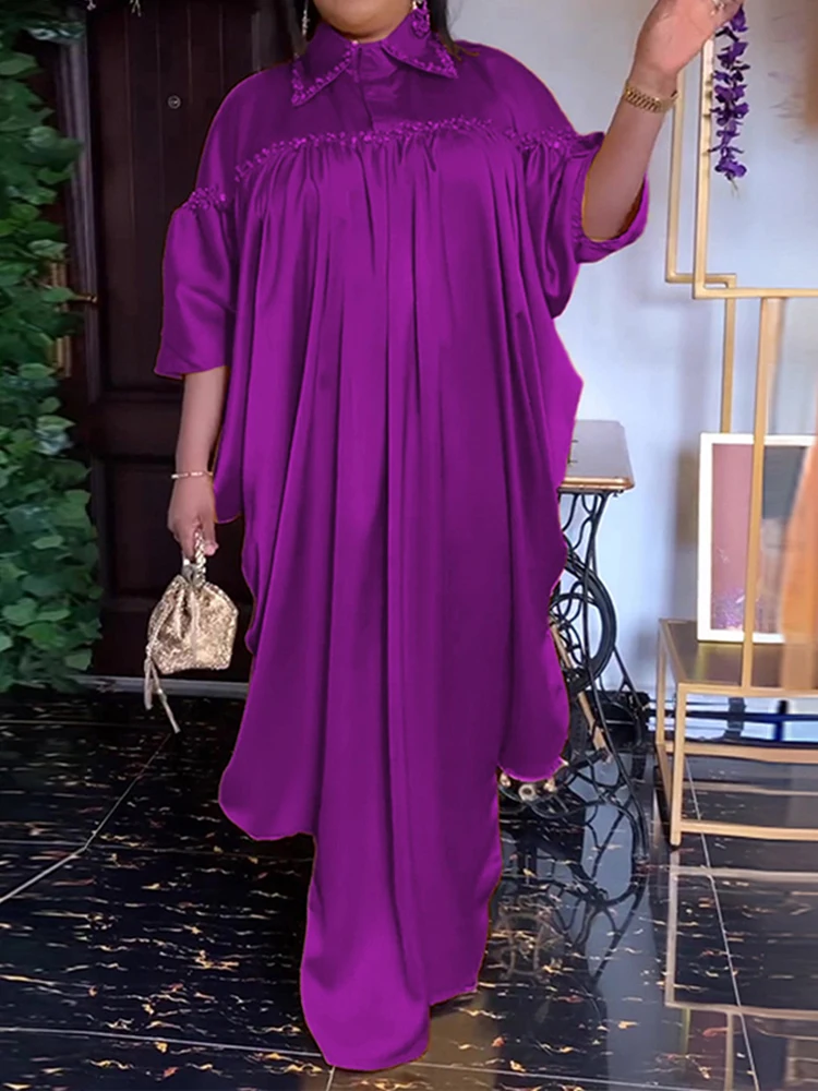 Luxury African Dashiki Maxi Dress – Dubai Muslim Abaya & Boubou - Image 2