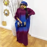2025 Traditional African Kaftan Dress – Ankara Dashiki Maxi Robe for Women