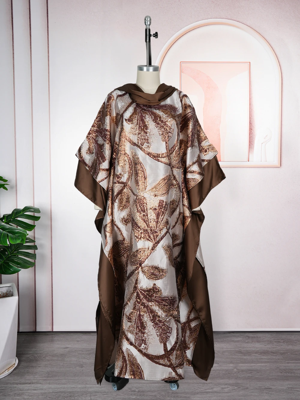 2025 Traditional African Dashiki Ankara Kaftan & Abaya – Muslim Maxi Dress - Image 6
