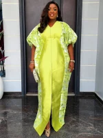 2025 Summer African Dashiki Kaftan – Maxi Dress & Evening Gown