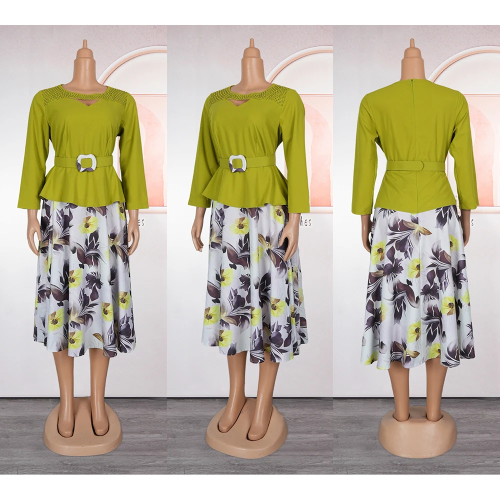 Elegant Plus Size African Dress – Dashiki Ankara Print for Weddings & Office - Image 4