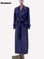 Women’s Extra Long Green Faux Fur Coat – Nerazzurri
