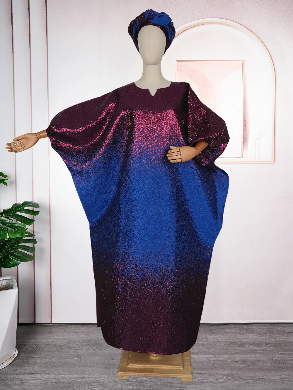 2025 Traditional African Kaftan Dress – Ankara Dashiki Maxi Robe for Women - Image 2
