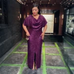 2025 Plus Size Sequin Dashiki Ankara Evening Gown – African Party Dress