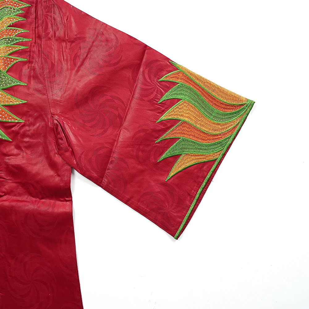 Plus Size African Dashiki & Ankara Embroidered Robe – 2025 Wedding Party Dress - Image 6