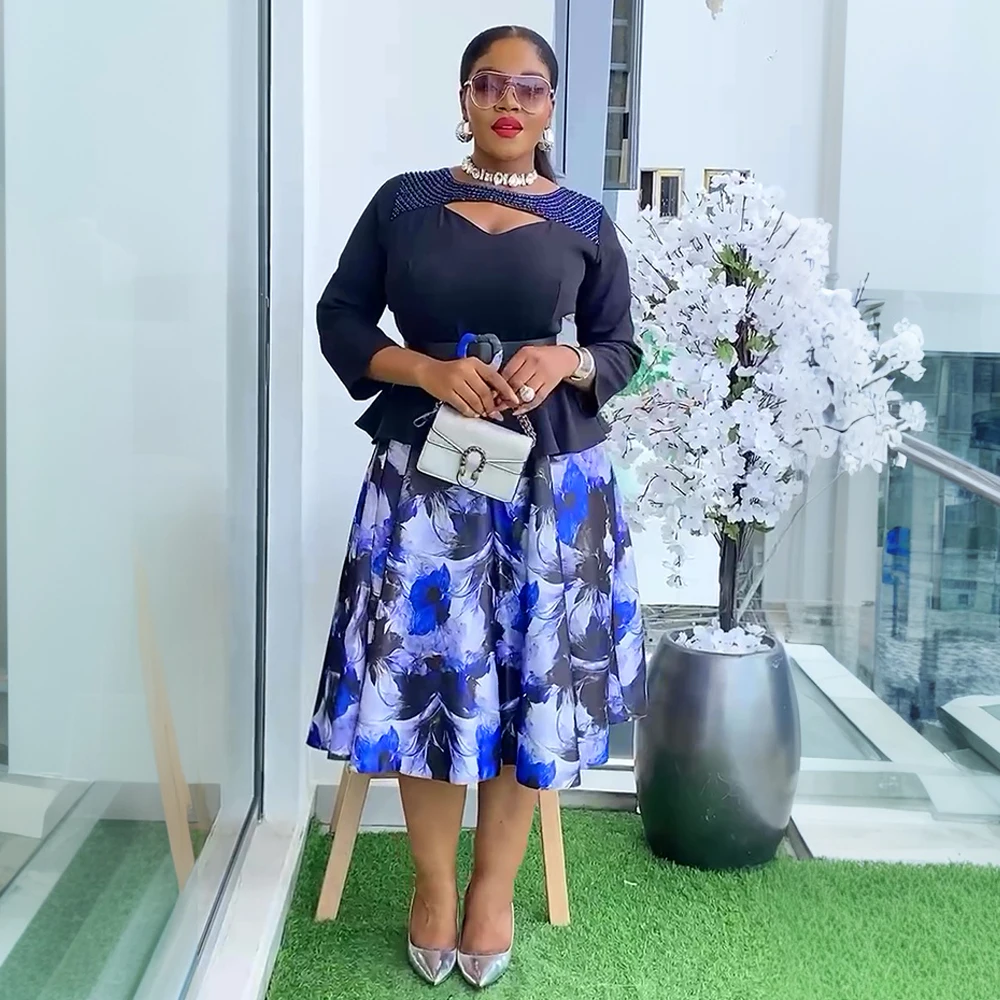 Elegant Plus Size African Dress – Dashiki Ankara Print for Weddings & Office - Image 2