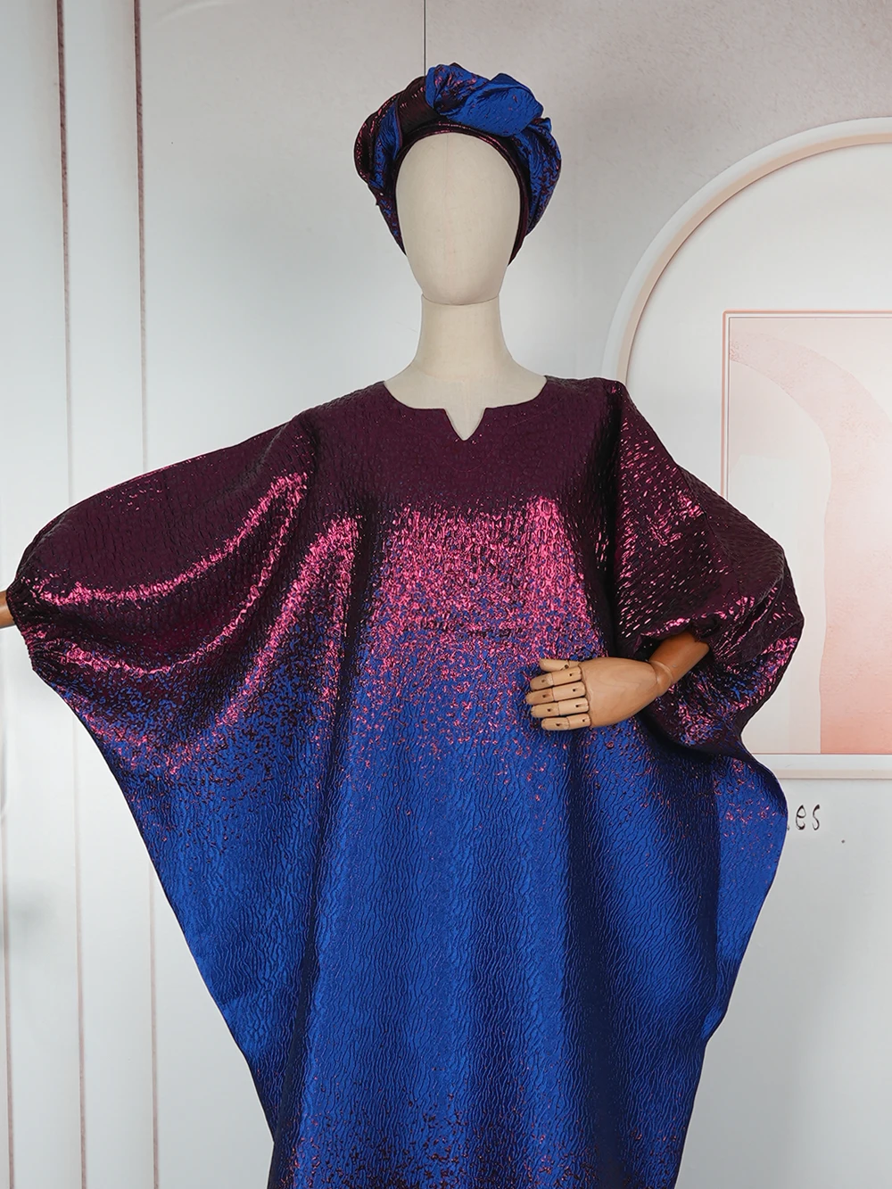 2025 Traditional African Kaftan Dress – Ankara Dashiki Maxi Robe for Women - Image 4