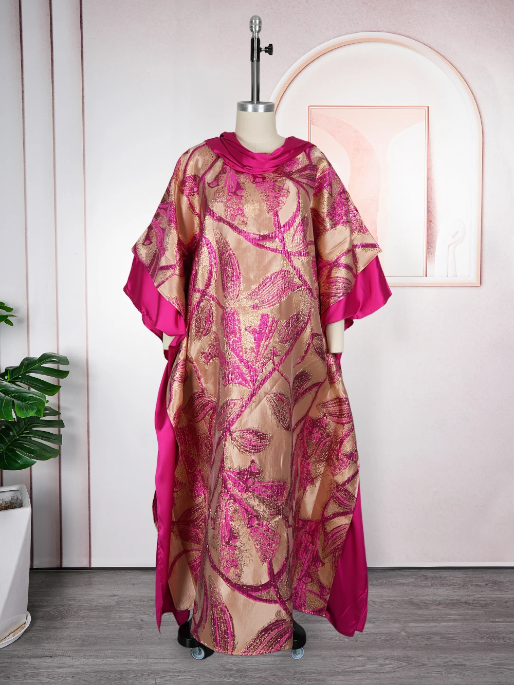 2025 Traditional African Dashiki Ankara Kaftan & Abaya – Muslim Maxi Dress - Image 5