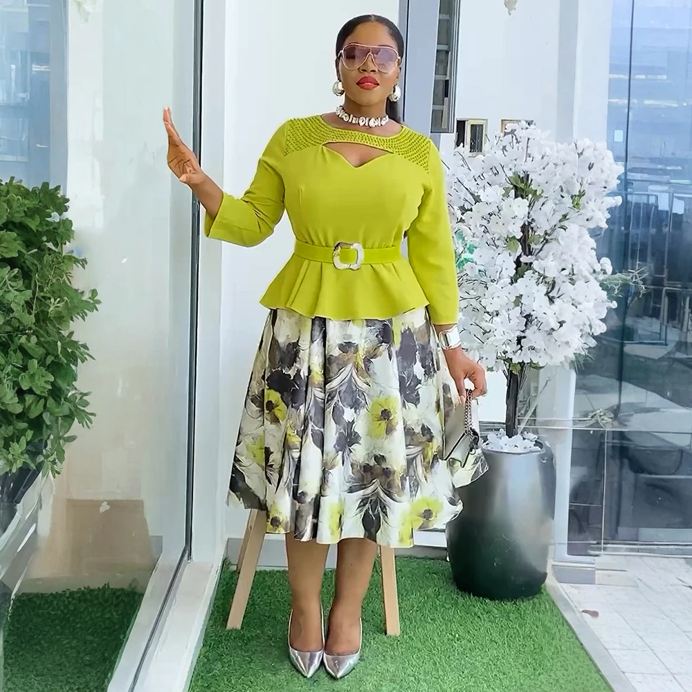 Elegant Plus Size African Dress – Dashiki Ankara Print for Weddings & Office - Image 3
