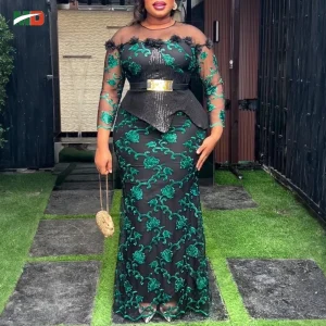 Plus-Size Luxury Maxi Gown