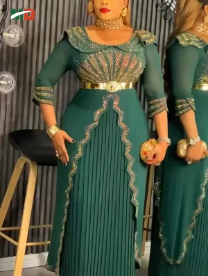 Plus-Size Luxury Maxi Dress