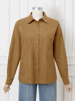 Autumn/Winter Long‑Sleeve Elegant Shirt — Casual Office Blouse